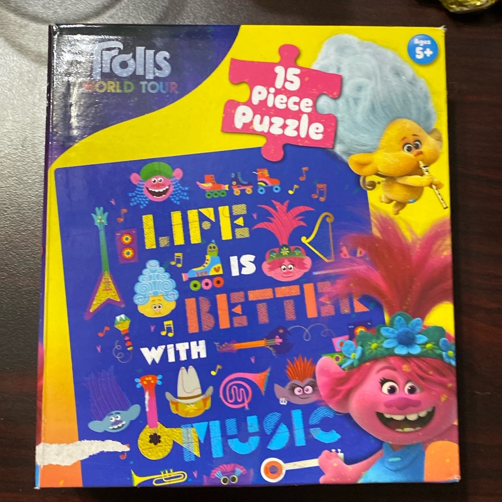 Trolls world tour 15 puzzle piece